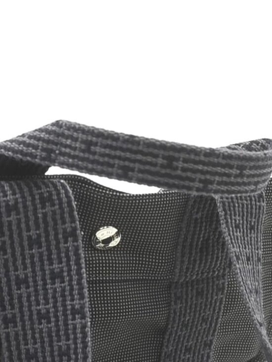 Auth HERMES Herline Ado PM Backpack Dark Gray Canvas/Silvertone - e61093g main image 5
